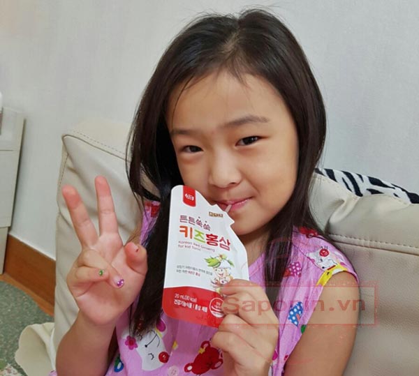 Bán nước hồng sâm cho trẻ em Cheon Ji Yang Hàn Quốc