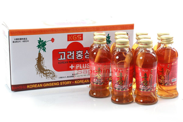 Nước Hồng sâm Hàn Quốc nguyên củ dạng chai