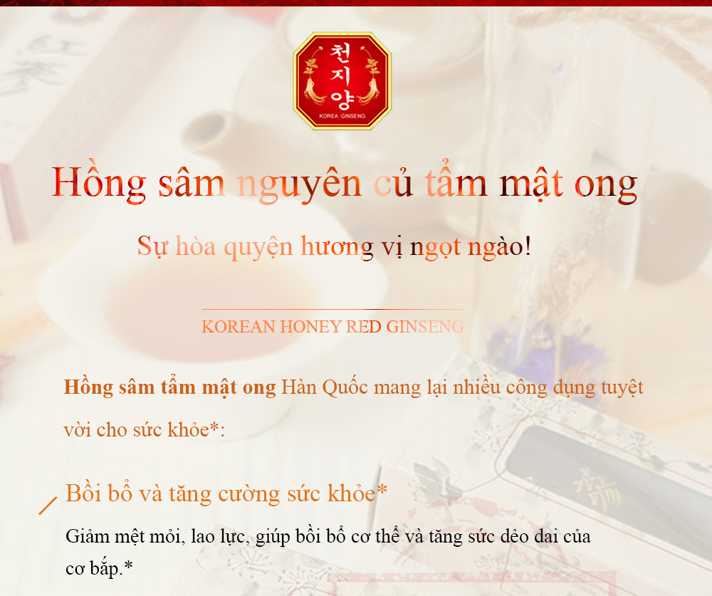 sâm củ tẩm mật ong hàn quốc