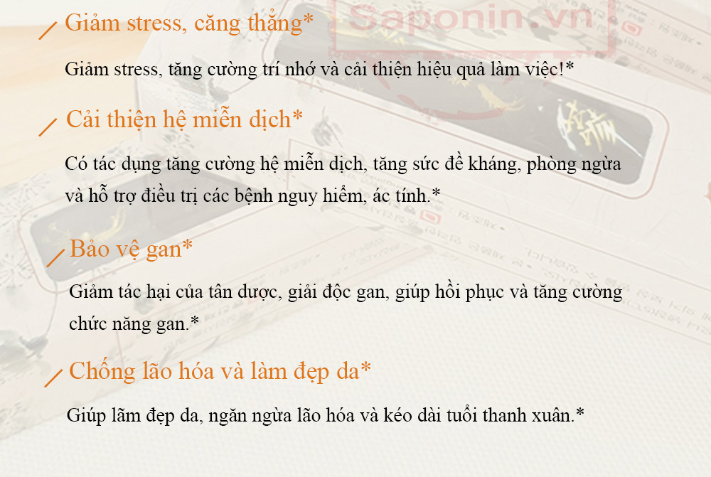 công dụng của hồng sâm nguyên củ tẩm mật ong