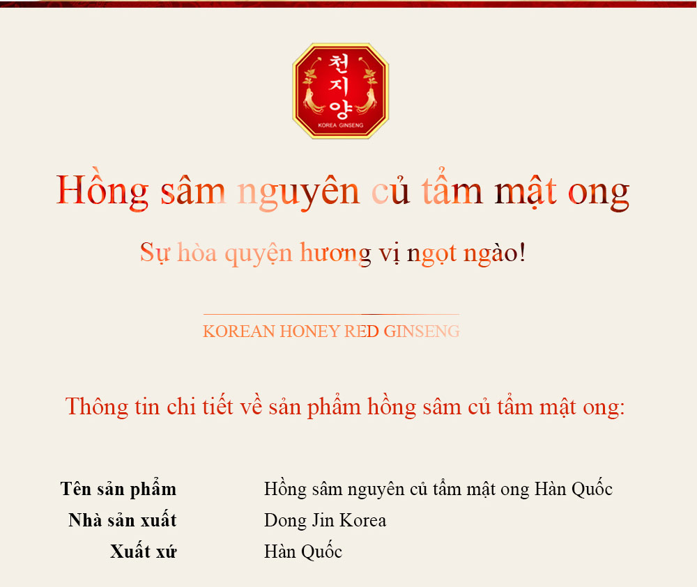 địa chỉ bán hồng sâm tẩm mật ong nguyên củ uy tín