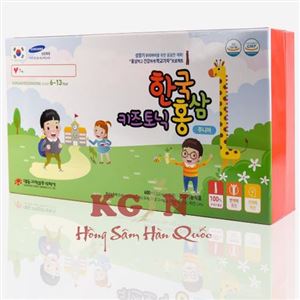 Hồng sâm baby cho trẻ em Hàn Quốc dạng gói nước ( từ 6-13 tuổi)