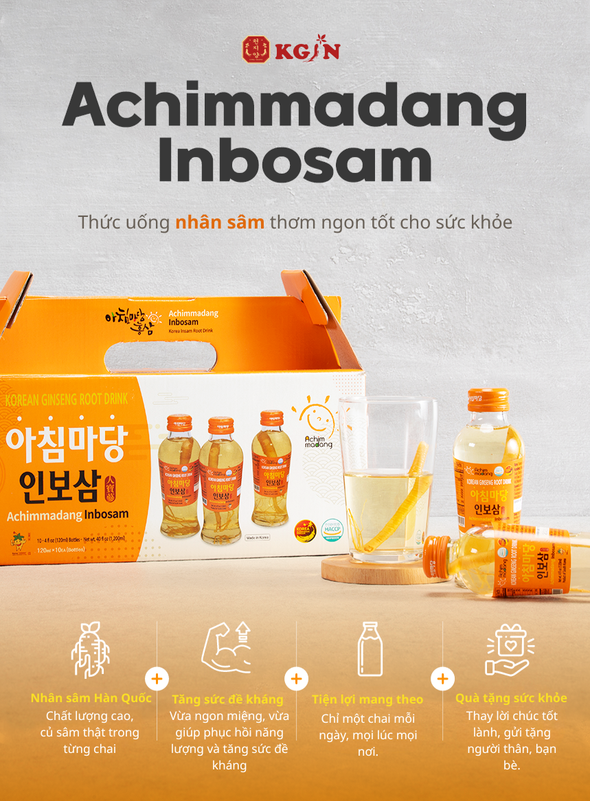 Nước Hồng sâm Hàn Quốc nguyên củ dạng chai