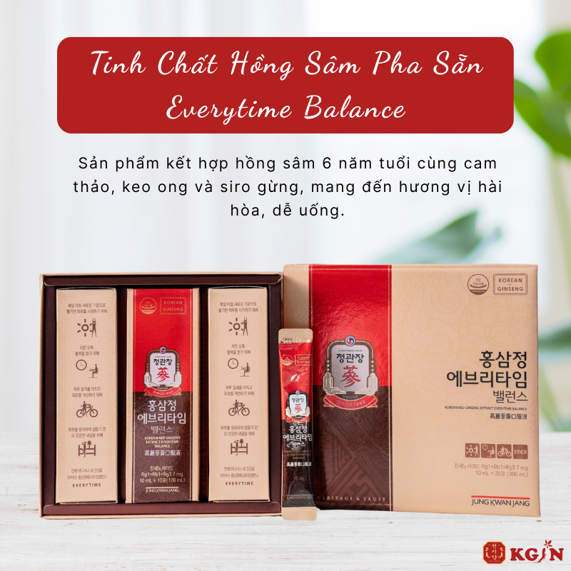 Tinh chất hồng sâm KGC Everytime Balance chính hãng - KGIN