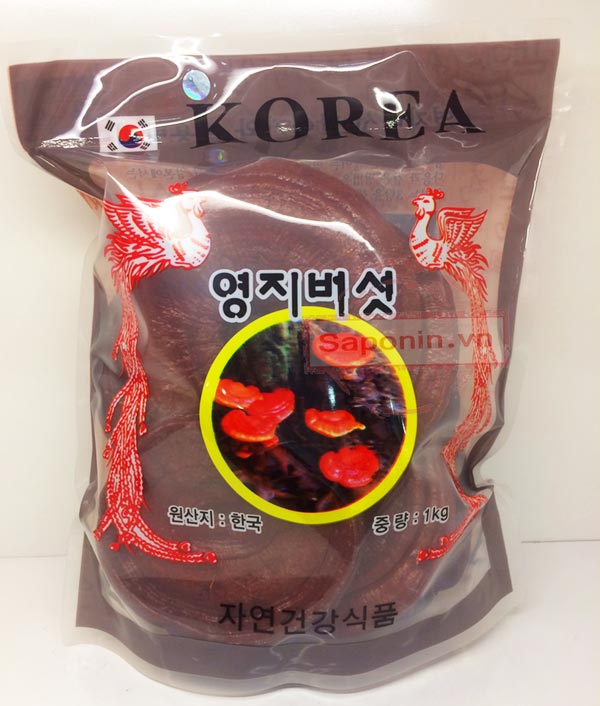 Nấm Linh chi đỏ Hàn Quốc túi 1kg