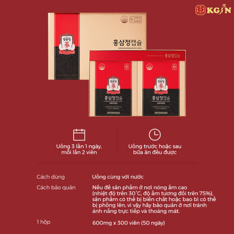 Viên nang mềm hồng sâm kgc extra capsule