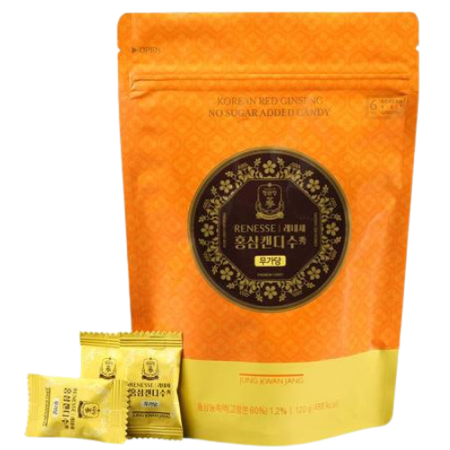 Kẹo Hồng sâm Hàn Quốc không đường 120gr